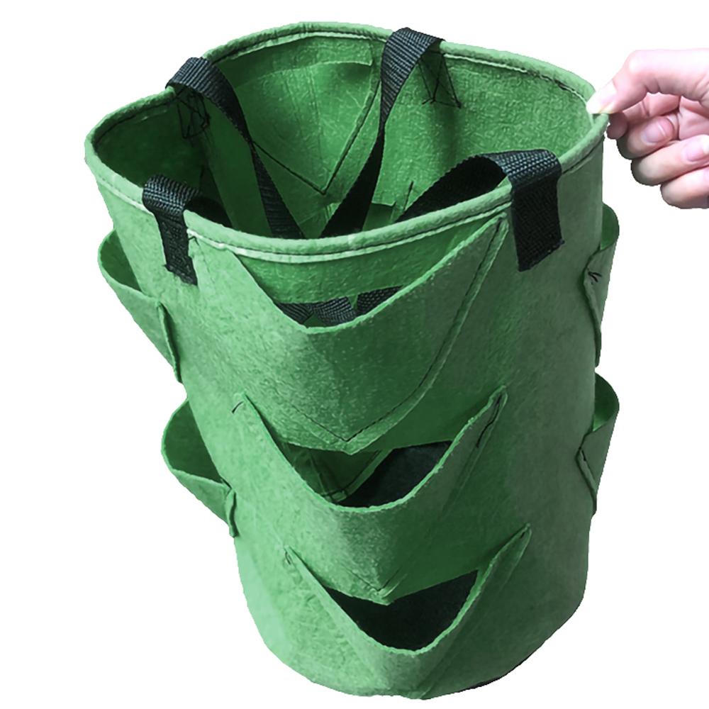 Strawberry Grow Bag Planter for Vegetable Gardens
