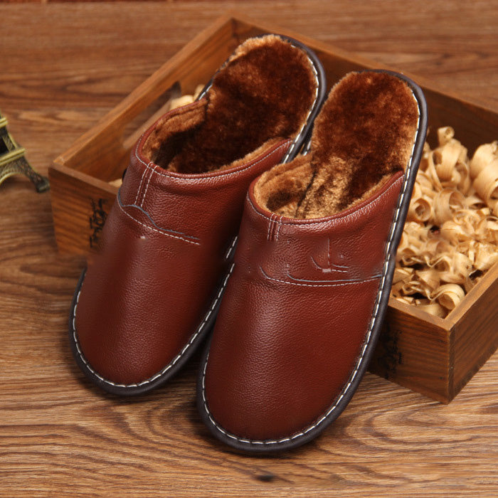 Indoor Non-Slip Cotton Slippers for Home Use