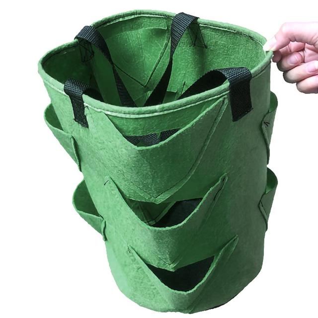 Strawberry Grow Bag Planter for Vegetable Gardens