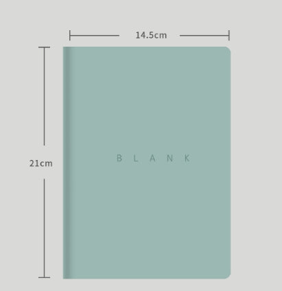 A5 Soft Leather Cover Notebook for College Students