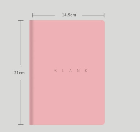 A5 Soft Leather Cover Notebook for College Students