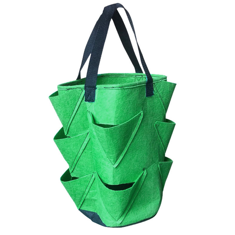 Strawberry Grow Bag Planter for Vegetable Gardens